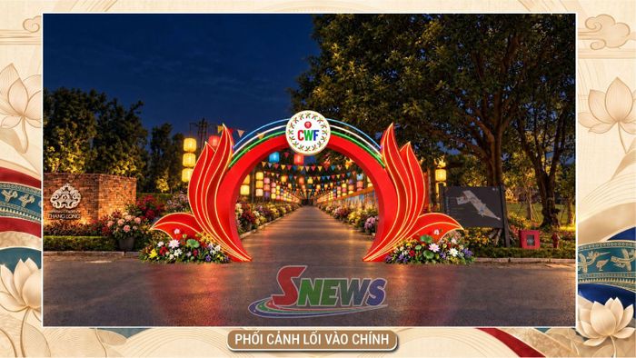 Phối cảnh lối vào chính