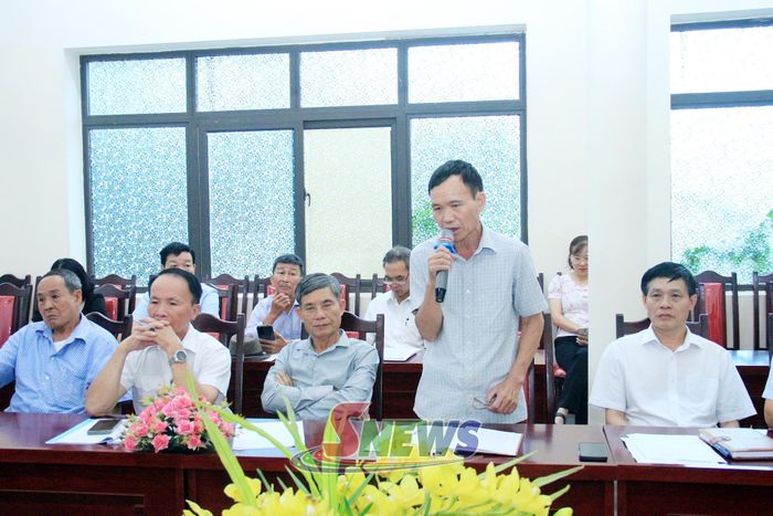 Đại biểu phát biểu tại hội thảo.