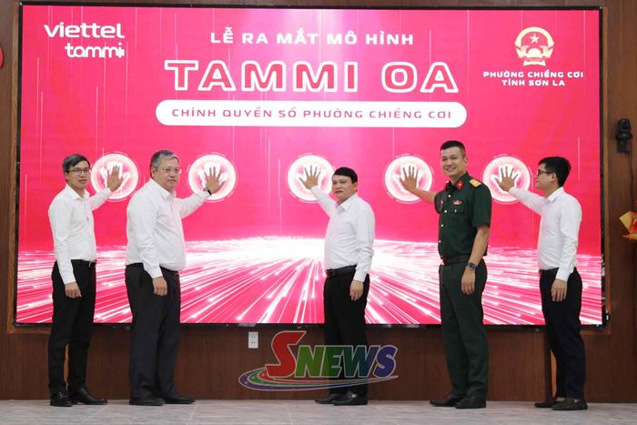 Bấm nút ra mắt mô hình nền tảng số Tammi OA.