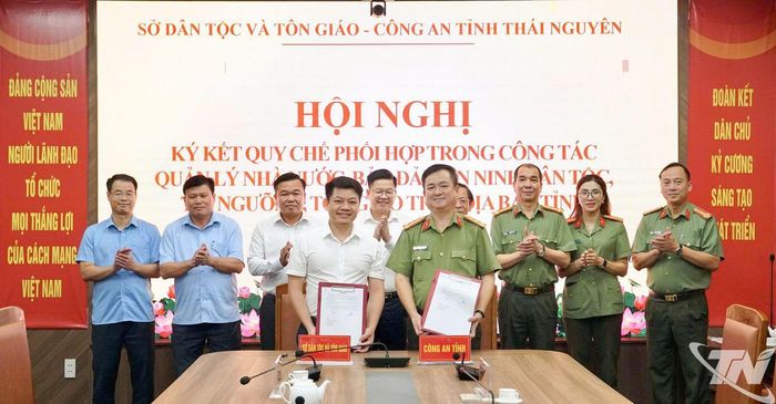 Sở Dân tộc và Tôn giáo ký kết quy chế phối hợp với Công an tỉnh.