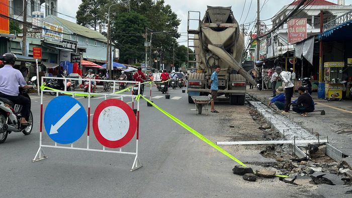 Đảm bảo ATGT trong quá trình thi công.