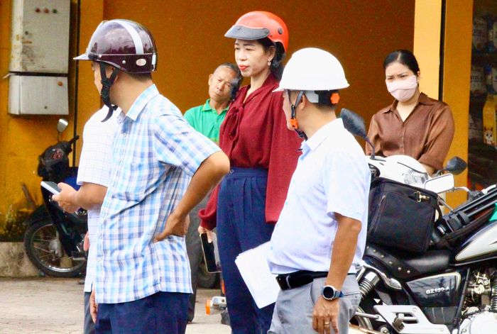 Lãnh đạo địa phương kiểm tra đôn đốc tiến độ dự án.