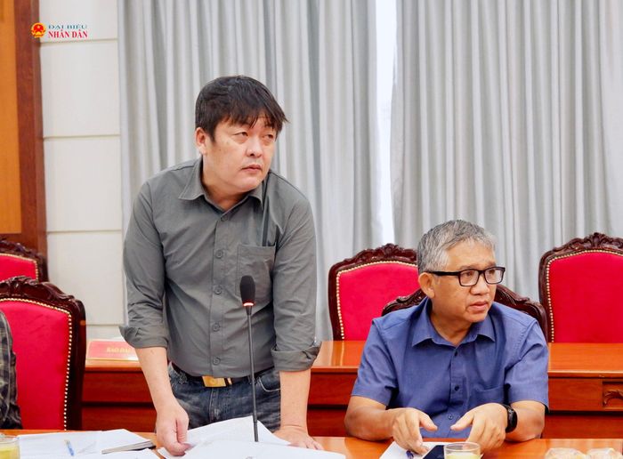 Đại diện Công an TP. Hồ Chí Minh phát biểu. Ảnh: Hoa Lê