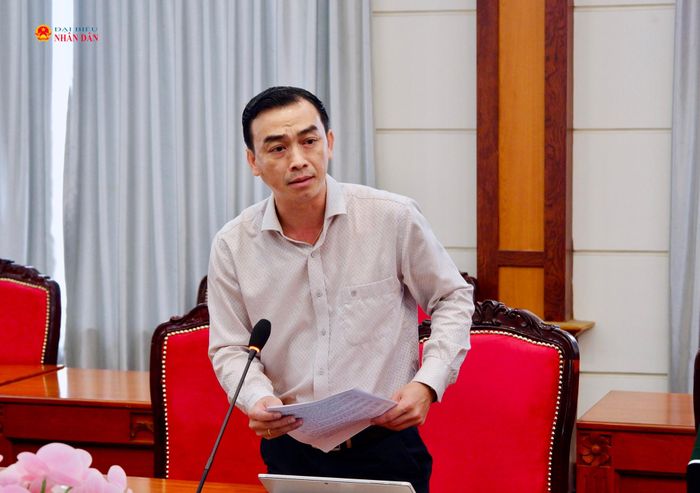 Phó Giám đốc Trung tâm Chuyển đổi số TP. Hồ Chí Minh Nguyễn Trần Phú Thịnh phát biểu. Ảnh: Hoa Lê
