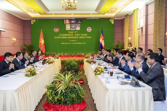 Hội nghị Hải quan Biên giới Việt Nam - Campuchia lần thứ 7. Ảnh: Cục Hải quan.