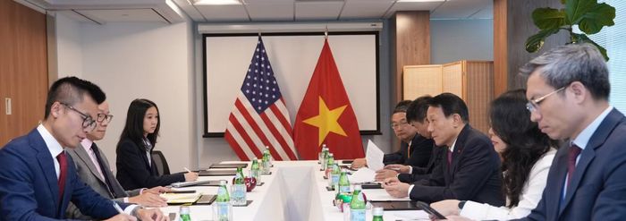 Bộ trưởng Lương Tam Quang tiếp lãnh đạo Quỹ đầu tư BlackRock.