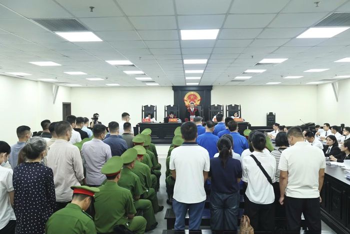 Phiên tòa xét xử cựu Giám đốc Công ty Dược Quốc tế Vũ Mạnh Cường và đồng phạm.
