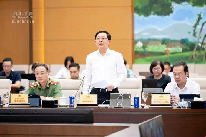 Phó Thủ tướng Chính phủ Hồ Quốc Dũng phát biểu tại phiên họp.