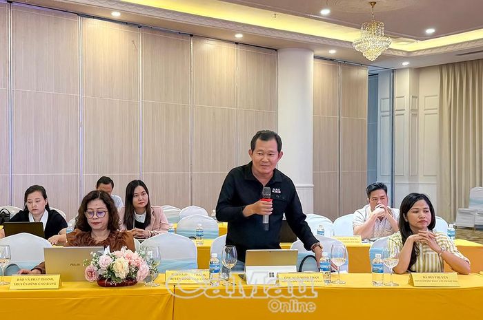Nhà báo Ngô Minh Toàn, Phó Giám đốc Thường trực Báo và phát thanh, truyền hình Cà Mau, mong muốn đẩy mạnh phối hợp với VTV5 nhằm phản ánh đậm nét đời sống người dân vùng sông nước Cà Mau.