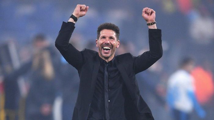 HLV Diego Simeone tiếp tục giúp Atlético Madrid tạo dấu ấn trong các trận derby