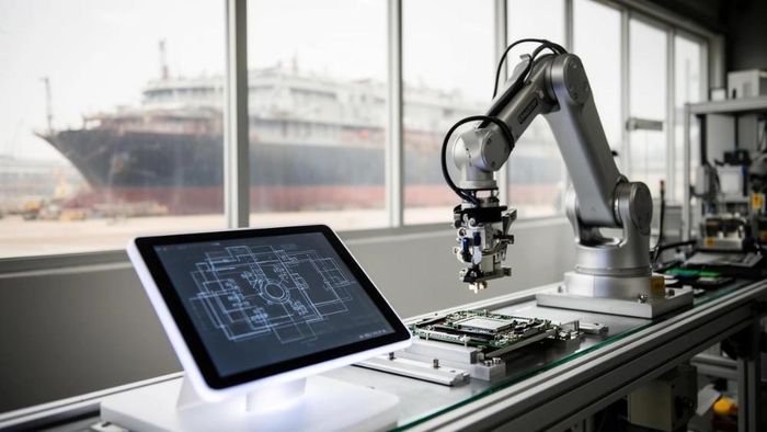 Samsung lập nhóm phát triển robot cho nhà máy sản xuất chip. (Ảnh: Sammyfans)