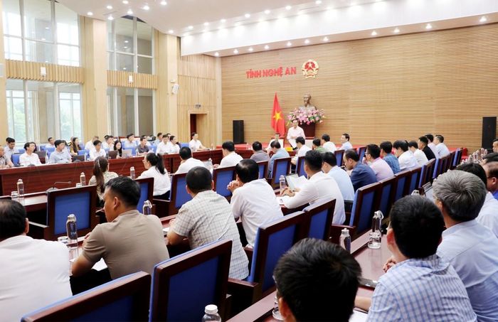 Quang cảnh tại buổi làm việc. (Ảnh: NAG)