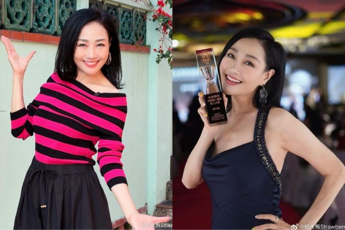 Ngoại hình trẻ trung của nữ diễn viên ở độ tuổi 60.