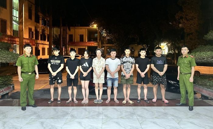 Trước đó, Công an tỉnh Lạng Sơn khởi tố 7 bị can trong đường dây này. (Ảnh: Công an Lạng Sơn).