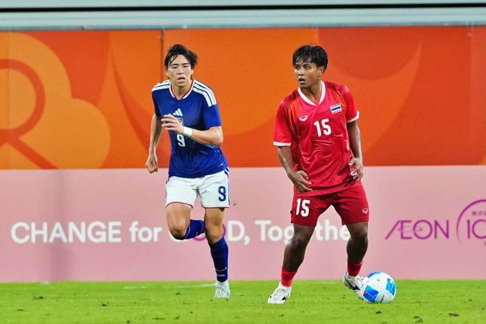 U23 Nhật Bản đối đầu với U23 Thái Lan trong lượt trận cuối vòng bảng ASIAD 2026. (Ảnh: FAT)