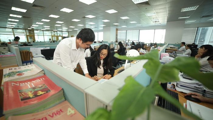 Nhà xuất bản Giáo dục Việt Nam tiếp tục tăng năng lực cung ứng sách giáo khoa. Ảnh: NXBGDVN