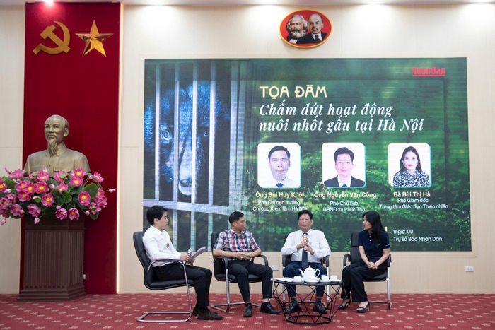 Quang cảnh toạ đàm. Ảnh: Báo Nhân Dân