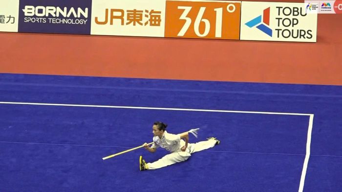 Dương Thúy Vi giành huy chương ASIAD 20 ở tuổi 33. Ảnh: Trọng Hiếu