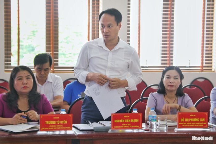 Các đại biểu tập trung thảo luận về cơ cấu tổ chức, chức năng, nhiệm vụ và phương án bố trí nhân sự sau sắp xếp. Ảnh: Cao Kỳ
