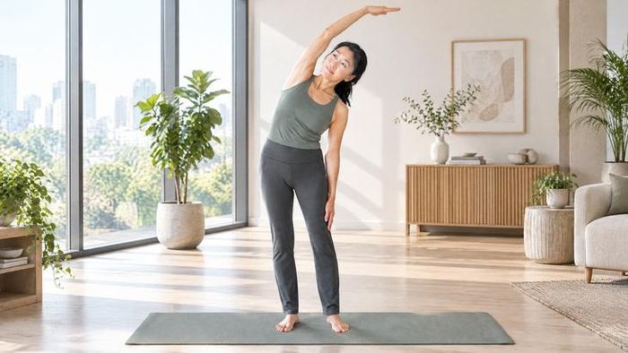 Yoga buổi sáng có thể trở thành một cách nhẹ nhàng để bắt đầu ngày mới. Ảnh minh họa AI.
