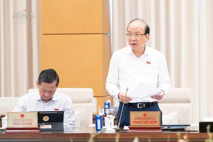 Chủ nhiệm Ủy ban Pháp luật và Tư pháp của Quốc hội Phan Chí Hiếu. Ảnh: Media Quốc hội