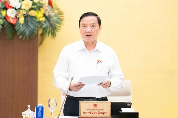 Phó Chủ tịch Quốc hội Nguyễn Khắc Định. Ảnh: Media Quốc hội