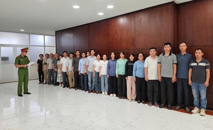 Các đối tượng trong đường dây. Ảnh: CACC.