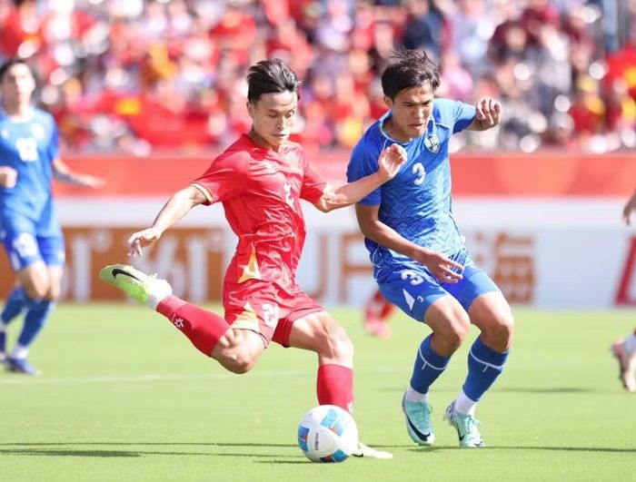 Một hình ảnh trong trận U23 Việt Nam - U23 Uzbekistan ở vòng bảng. Ảnh: Minh Hưng/ TPO.