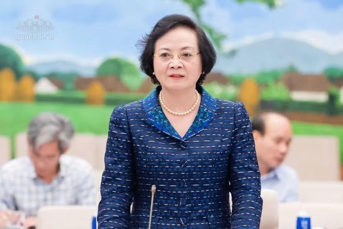 Phó Thủ tướng Chính phủ Phạm Thị Thanh Trà phát biểu (Ảnh: Quốc hội)