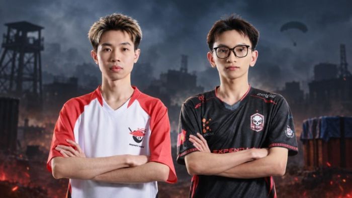 Hai tuyển thủ Himass (trái) và TanVuu (phải) là nhân vật chính trong ồn ào về giải giao hữu PUBG quốc tế thời gian qua.