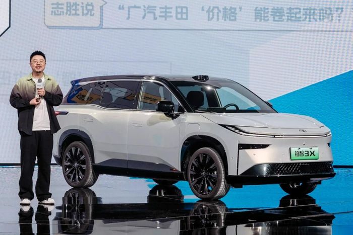  Toyota bZ3X có thể là mẫu xe được Toyota bổ sung tùy chọn EREV. Ảnh: Toyota. 