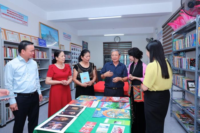 Một số hình ảnh tại không gian của Ngôi nhà Trí tuệ và Thư viện Nhân ái tại Sơn La. Ảnh: NVCC.