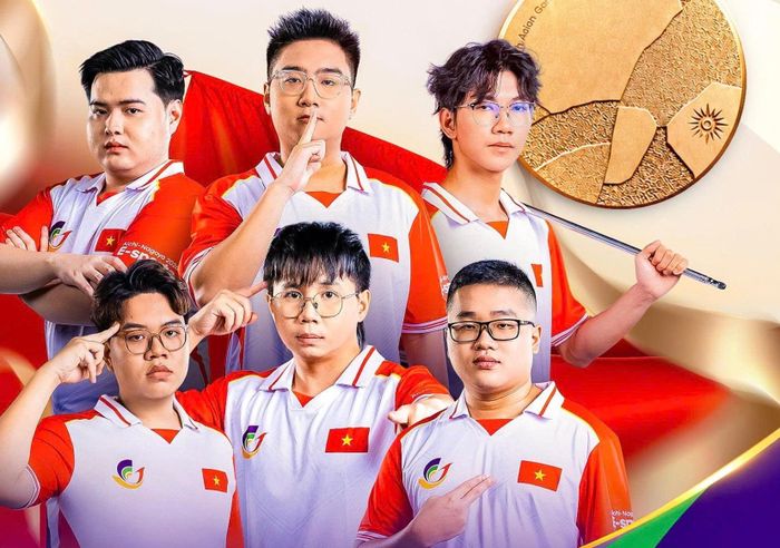 Thành viên đội NARAKA: Bladepoint Việt Nam ở ASIAD. Ảnh: VIRESA.