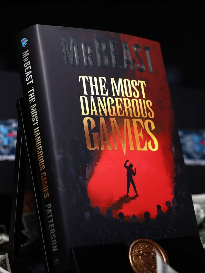 The Most Dangerous Games được kỳ vọng kéo độc giả trẻ đến với sách. Ảnh: @mrbeast.