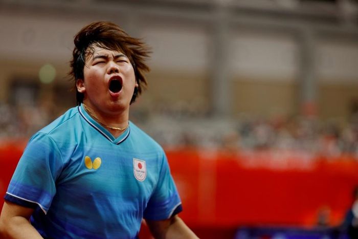 Sora Matsushima, 19 tuổi, đánh bại Wen Ruibo 3-1 ở trận thứ năm để mang về điểm quyết định cho Nhật Bản. 