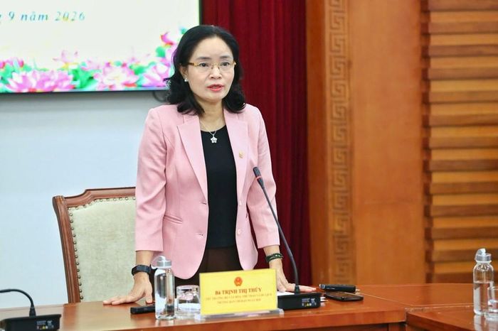Thứ trưởng Trịnh Thị Thủy phát biểu tại buổi họp báo