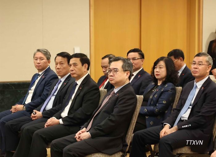 Các đại biểu tham dự sự kiện. (Ảnh: Thống Nhất/TTXVN)