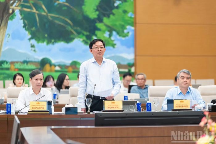 Phó Thủ tướng Chính phủ Hồ Quốc Dũng phát biểu. (Ảnh: DUY LINH)