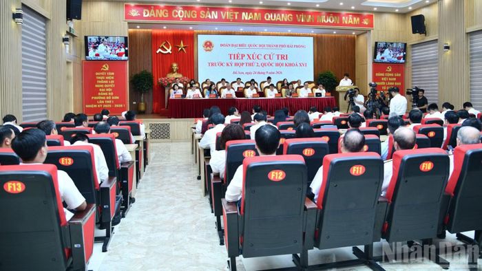  Quang cảnh hội nghị. (Ảnh: THANH GIANG) 