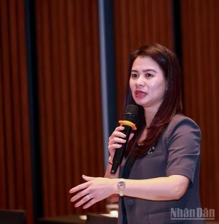 Bà Hoàng Thu Hằng. (Ảnh: HNV)