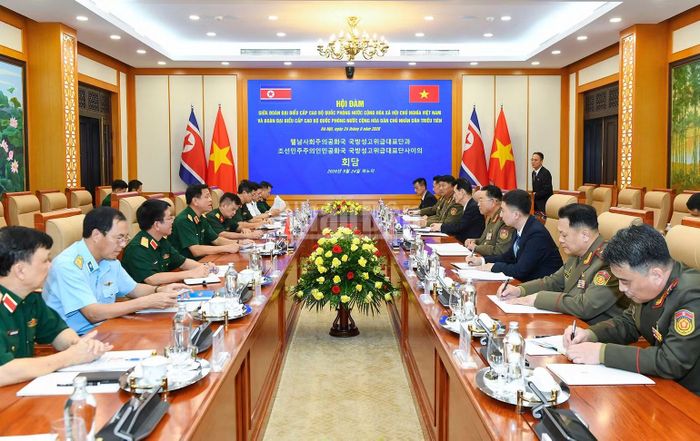 Quang cảnh hội đàm.