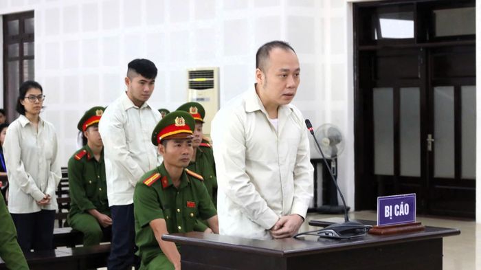  Bị cáo Nguyễn Quang Hoàng tại tòa. Ảnh: NGUYÊN KHÔI 