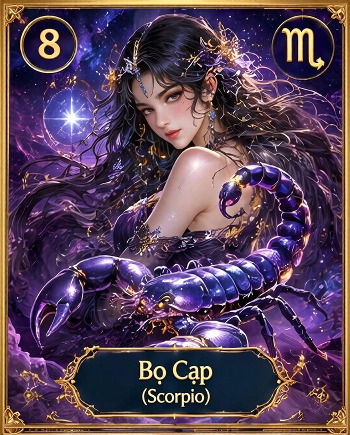 Bọ Cạp (23/10 - 21/11): Bọ Cạp có xu hướng suy nghĩ sâu sắc hơn. Công việc cần sự tập trung cao. Nếu đang giải quyết một nhiệm vụ khó, hãy chia nhỏ thành từng bước. Chuyện tình cảm có thể trở nên sâu sắc hơn nhờ những cuộc trò chuyện chân thành. Tài chính nên được quản lý thận trọng, nhất là những khoản chi liên quan đến gia đình.