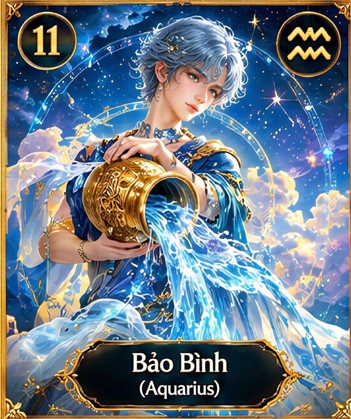 Bảo Bình (20/1 - 18/2): Bảo Bình hôm nay có một ngày thuận lợi cho các suy nghĩ, trao đổi, thảo luận và lên kế hoạch. Một ý tưởng mới có thể mở ra hướng đi khác cho công việc. Bạn nên ghi lại những ý tưởng xuất hiện bất ngờ. Trong tình yêu, giao tiếp là yếu tố quan trọng. Nếu có hiểu lầm, hãy nói chuyện trực tiếp thay vì suy đoán. Tài chính nên giữ mức an toàn, chưa cần đưa ra quyết định quá lớn.