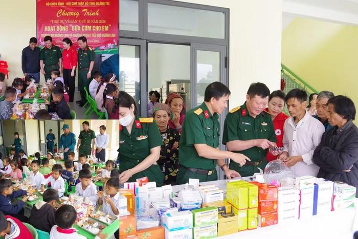 Hoạt động khám bệnh, chăm sóc sức khoẻ cho người dân. Ảnh: Ngọc Thanh