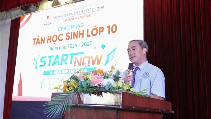 Ông Nguyễn Đăng Lý - Hiệu trưởng Trường Cao đẳng Quốc tế TP.HCM. Ảnh NT