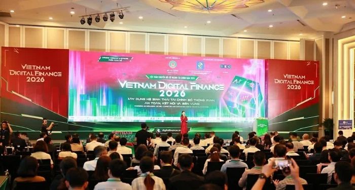 Khai mạc Hội thảo và Triển lãm Tài chính số Việt Nam 2026 với chủ đề “Xây dựng hệ sinh thái tài chính số thông minh, an toàn, kết nối và bền vững”.