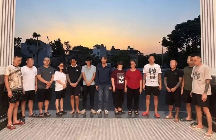 Các đối tượng liên quan đến vụ án - Ảnh: Công an tỉnh Tuyên Quang.