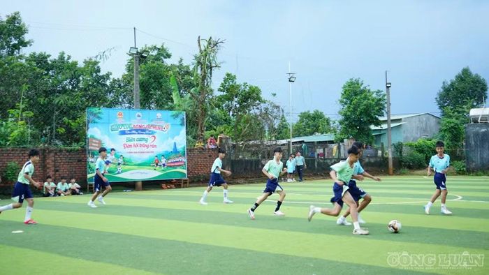 Tình yêu thể thao của các học sinh nơi phên dậu Tổ quốc
