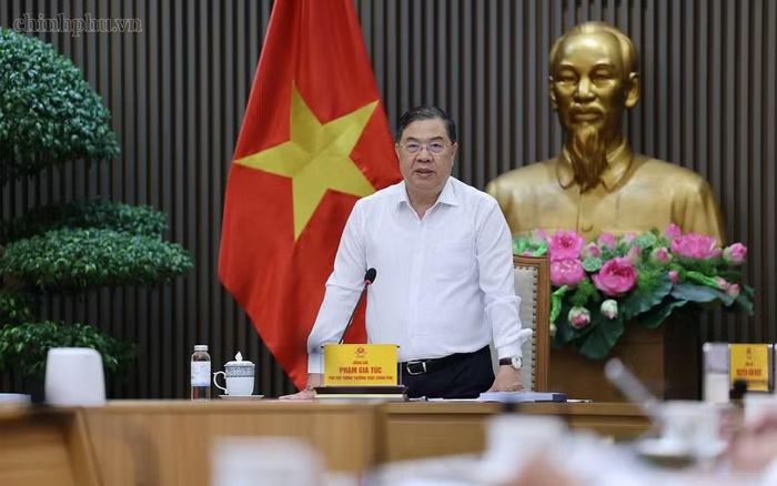 Phó Thủ tướng Thường trực Phạm Gia Túc kết luận cuộc họp - Ảnh: CP